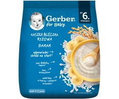 Gerber Ryžių pieno košė bananas po 6 mėnesių 160 g