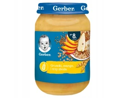 Gerber VAISIŲ DESERTAS kūdikiams po 8 mėnesių 8x 190 g