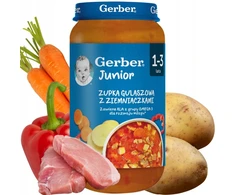 Gerber vakarienė Guliašo sriuba su bulvėmis nuo 12 mėnesių 250 g