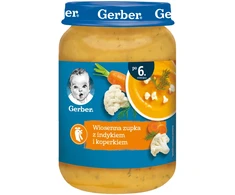 Gerber vakarienė Pavasarinė sriuba su kalakutiena nuo 6 mėnesių 190 g