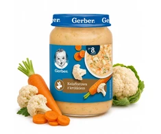 Gerber vakarienė vaikams Žiediniai kopūstai su triušiu 8 m+ 190 g