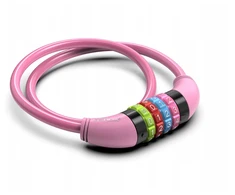 Gerda Baby Combo Flex 650/8c - rožinė kodinė dviračio spyna