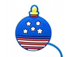 Geriamojo šiaudų dangtelis, nepraleidžiantis sandarumo virtuvės Creative Silicone Star Straw Tips