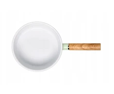 GERLACH NATUR ENAMEL Žalias emaliuotas puodas 2 l su dangteliu 18 cm