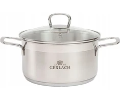 GERLACH TRADICINIS PLIENINIS PUODAS BRAVA 16 + DUJŲ INDUKCINIS DANGIS 1,5 L