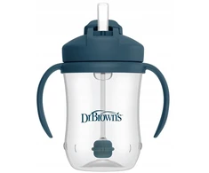 Gertuvė su šiaudeliu Dr. Brown's TC91105, 6 mėn+, 270 ml