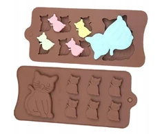 Gift Home Silikoninė forma vaško muilams CATS kačiukams 7 vnt. GH-FS228