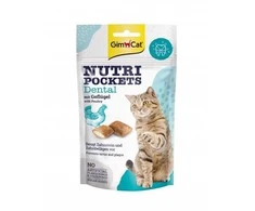 Gimborn GimCat Nutri Pockets Dental skanėstai katėms 60g