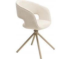 Gina Kare Design pasukama kėdė, smėlio spalvos audinys, biuras, kambarys