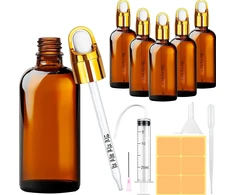 GINTARO 2X100ML 2X50ML GLASS LAŠINTUVIŲ ALIEJŲ SKYSČIŲ RINKINYS
