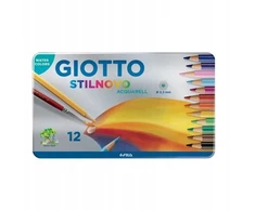 Giotto Akvarel.pieštukai STILNOVO met.dėž 12sp 256200 FILA