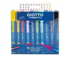 Giotto Cf10 žymekliai su dvigaliu galiuku, 10 vnt.