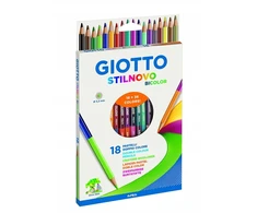Giotto Pieštukai 18 vnt 36sp dvipusiai STILNOVO 25720000 FILA/LYRA