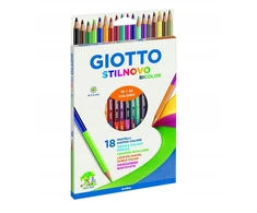 Giotto Stilnovo dvipusės spalvotos kreidelės, 18 vnt.