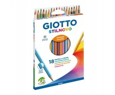 Giotto Stilnovo spalvoti pieštukai, 18 spalvų
