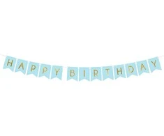 Girlianda Happy Birthday PartyDeco H15cm/1.75m