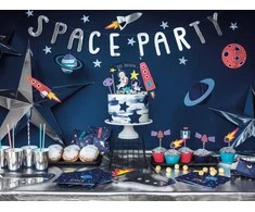 Girlianda Space Party PartyDeco H13cm/96cm