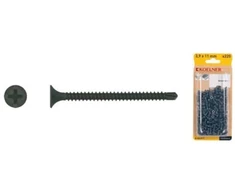 GKP sraigtai į metalą su grąžteliu, 3,5 x 9,5 mm, cinkuoti, 200 vnt.