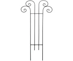 Gl Plastic Grotelės vijokliniams augalams W63cm H1.19m juodos/metalinės