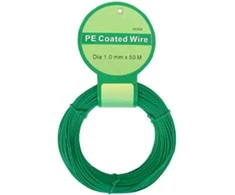 Gl Plastic Metalinė viela sodui D1mm/L50m žalia/PE danga