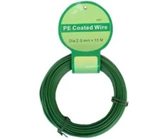 Gl Plastic Metalinė viela sodui D2mm/L15m žalia/PE danga