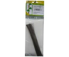 Gl Plastic Metalinės vielos sodui 100vnt. L15cm/100vnt. rudos