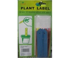 Gl Plastic Plokštelės užrašams L10cm/40vnt. plastikinės/spalvotos