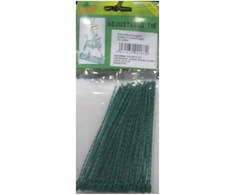 Gl Plastic Reguliuojami tvirtinimai augalams L10cm/50vnt. žali