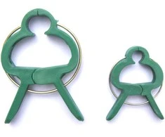 Gl Plastic Žiedai augalams tvirtinti 6vnt. plastikiniai 6.2x4.5cm