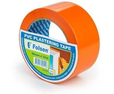 Glaistymo juosta FOLSEN, oranžinė, PVC, 50 mm x 33 m