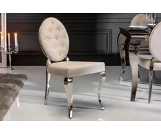 Invicta Interior Glamour kėdė Modern Barock Chair Velvet rusvai gelsvas 40796 IŠPARDAVIMAS -80%