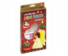 Glass Deco Dažai vitražiniai Amos Sun Deco "Christmas" 6x10.5 ml su 6 pakabukais