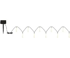 Globo Toys LED girlianda laukui ir patalpoms IP44 Globo 20LED 2700K 2.8m juodas