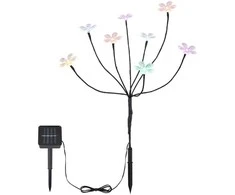 Globo Toys LED lauko šviestuvas su saulės baterija IP44 Globo 8LED 0.06W juodas