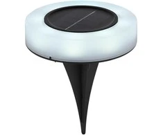 Globo Toys LED lauko šviestuvas su saulės baterija IP44 Globo 3200K 3V juodas