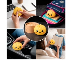 GNIOTEK ANTISTRESS koldūnas DUMPLING įvairių spalvų TIKTOK dėžutėje