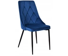 Gockowiak LINCOLN VELVET KĖDĖ, MINŠTA, NAVY Mėlynas VELVET VALGOMOJE SVETAINEI