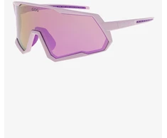 Gog Tove E608-3 Sportiniai Saulės Akiniai Su Veidrodiniais Lęšiais, Uv400, Kat.3, Matiniai Šviesiai Violetiniai