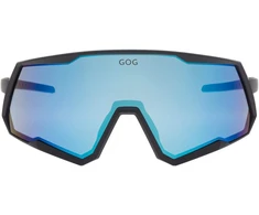 Gog Tove Sportiniai Saulės Akiniai Su Veidrodiniais Lęšiais, Uv400, Kat. 3, Juodi/Mėlyni (E608-1)