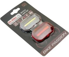 Good Bike Dvirač.žibintų komplektas By bike COB Led