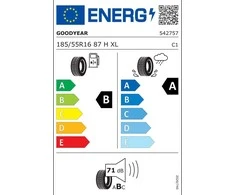185/55R16 EFFICIENTGRIP PERFORMANCE 87H EVR XL GOODYEAR
