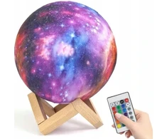 Gordon Lampka NOCNA księżyc biurkowa LAMPA 3D LIGHT MOON
