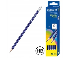 GP HB pieštukas su trintuku (12 vnt.) - PELIKAN