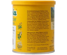 GR Ricola HERBAL saldainiai nuo kosulio skardinėje nuo infekcijų, 100 vnt iš VOKIETIJOS