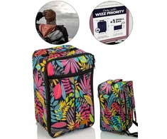 Gracio BACKPACK augalų raštas AIRPLANE Ryanair Wizzair salono krepšys talpus