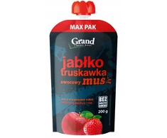 Grand 13 vienetų rinkinys Obuolių braškių putėsiai 13x200g Be cukraus. Natūralus.