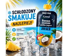 Grand Didieji vaisių putėsiai 200g – Bananų ananasų obuolių jogurtas kokosas