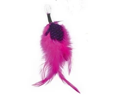 Fiorello Grand Piórka dekoracyjne juoda-rožinė 11-13 cm 3 vnt.