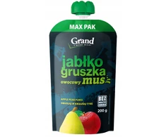 Grand Rinkinyje 13 vienetų obuolių kriaušių putėsiai 13x200g Be cukraus. Natūralus.