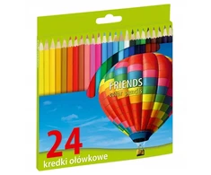 Grand Spalvoti pieštukai UNION, 24 spalvų